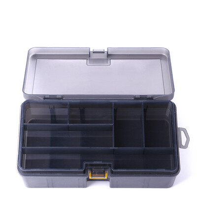 

Saidsome Double Layer Fishing Lure Bait Hooks Tackle Waterproof Storage Box Case Clear fishing bait fishing lure