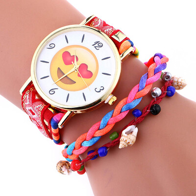 

Fashion Cute Bracelet Watch Women Gifts Student Watch with Hand Braided Watch Wristwatch