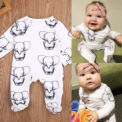 

Cute Newborn Toddler Baby Boy Clothes Cotton Romper Jumpsuit Playsuit Outfits