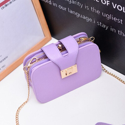 

2019 Spring New Fashion Women Shoulder Bag Chain Strap Flap Designer Handbags Clutch Bag Ladies Messenger Bags With Metal Buc