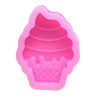 

Pink Ice Cream Silicone Mould Sugar Chocolate Cake Silicone Die Baking Mold