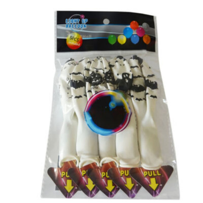 

5pcsset LED Glowing Balloons Halloween Party Decoration LED Light Balloons Halloween Decorations