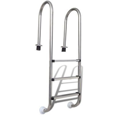 

Pool Ladder 3 Steps Stainless Steel 472