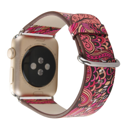 

〖Follure〗Single Tour Leather Band Bracelet Watchband For Apple Watch Series 12 38MM A