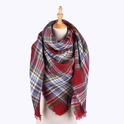 

Gobestart Unisex Fashion Winter Keep Warm Shawls Scarves Scarf Womens Mens Plaid Scarfs