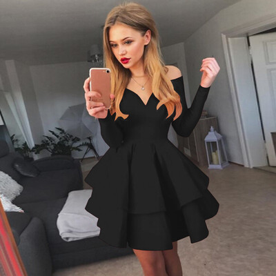 

Pure color dress skirt