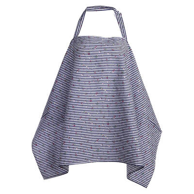 

Baby Mum Breastfeeding Nursing Poncho Cover Up Cotton Blanket Shawl