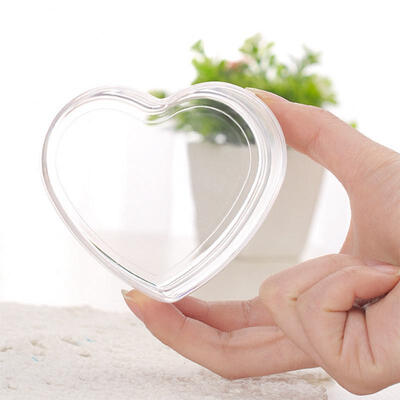 

Greensen 6PCS Heart Shape Candy Boxes Wedding Favor Party Plastic Candy Gift Box