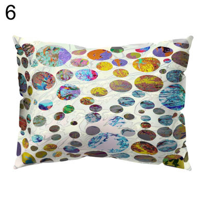 

Animal Circle Flower Teapot Pillow Case Cushion Cover Sofa Bed Car Office Decor