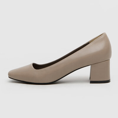 

Spring womens shoes Korean version of Joker square head grandma shoes shallow thick heel chic shoes night shoes