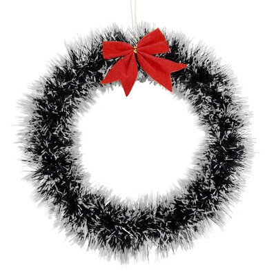 

Tailored Shining Christmas Wreath Ornament Wall Hanging Decorations Pendant Party Festi