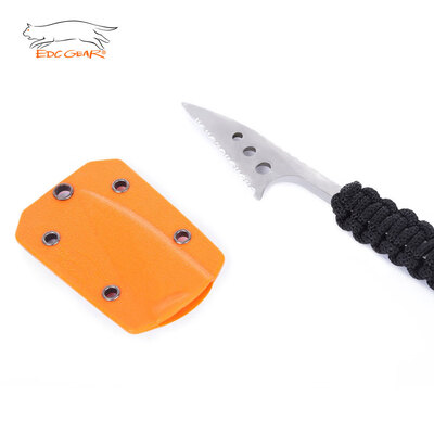 

EDCGEAR Outdoor Stainless Steel Fishing Scale Flake Blade Knife Harpoon with Sheath