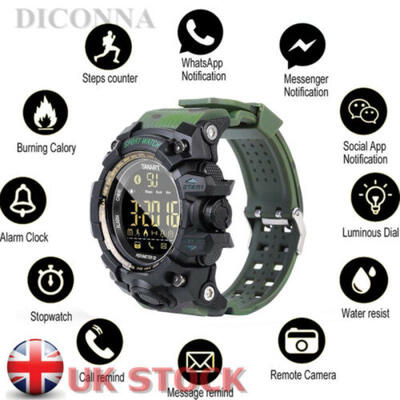 

Bluetooth Smart Watch Wrist Waterproof Phone Mate for Android Samsung IOS iPhone