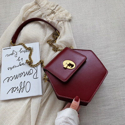 

Tailored Womens Fashion Coin Purse Bag Solid Color Casual Bag Chains Shoulder Bag