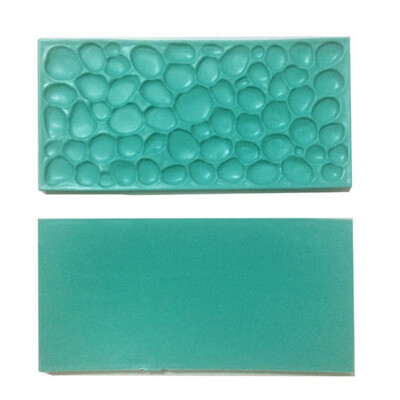 

2 pc Embossing mould fondant cake skirt mould bark walls Tree Bark Brick Wall Silicone Mat Fondant Cake Decorating Tools