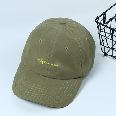 

New Letter Hat Student Ins Korean Edition Men&Women British Retro Couple Bent Corner Cap Wholesale Tide