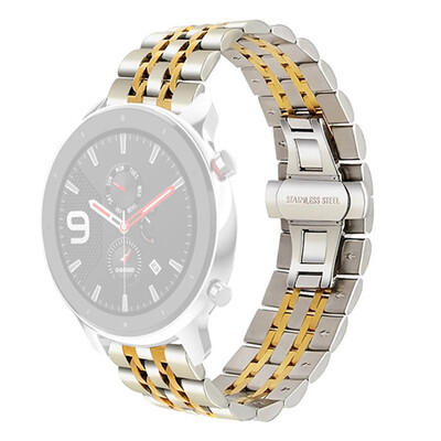 

〖Follure〗Stainless Steel Watch Band Accessory Band Bracelet Strap for AMAZFIT GTR 42MM