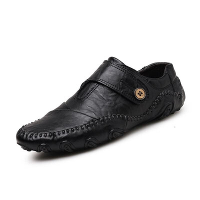 

Fashion Style Men Loafers Hook&Loop Octopus Rubber Sole Slip-on Breathable Driving Casual Shoes