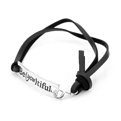 

Teachers Day Gift Can Adjust The Bracelet Teachers Gift Lettering Leather Rope Bracelet