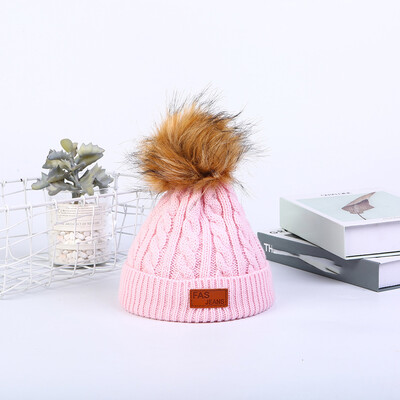 

Tailored Unisex Winter Thicken Warm Hat For Men And Women Ear Warm Hat with Hairball