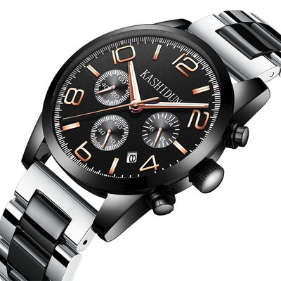 

Casterton Watch Mens Watch Sports Quartz Watch Waterproof Fashion Trend Night Light Fine Steel with Mens Watch