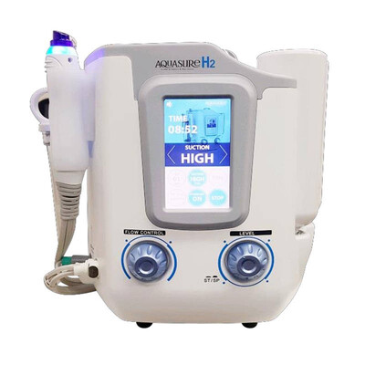 

Aquasure H2 oxygen small bubbles AquaPeel Hydrogen Water Galvanic hydrafacial vacuum blackhead remover cleaning beauty machine