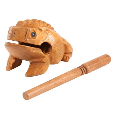 

Thailand Traditional Craft Wooden Lucky Frog Croaking Musical Instrument Home Office Decor Thailand Wooden Frog Thailand Frog