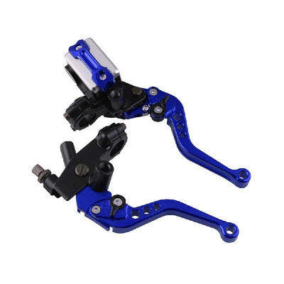 

Motorcycle 78" 22mm Brake Master Cylinder Clutch Reservoir Levers Pair Universal