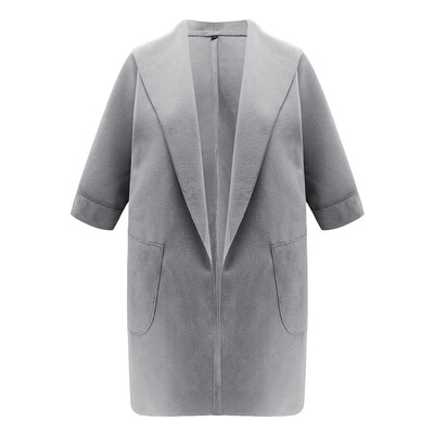 

Women Casual Trench Parka Jackets Slim Warm Long Ladies Coats Overcoat Outwear