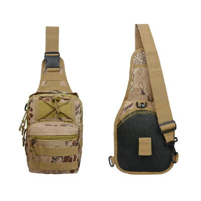 

Outdoor Sports Cycling Bag Waterproof Chest Waist Strap Bag Camouflage Tactics Shoulder Pouch Backpack
