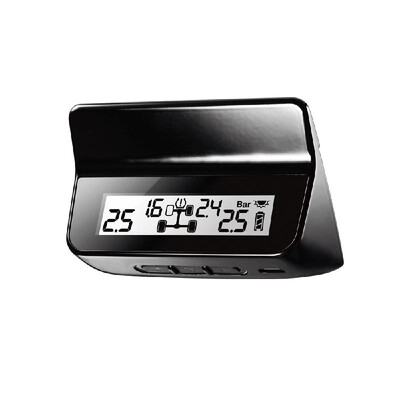 

Steelmate ET-640AE DIY TPMS Car Tire Pressure Monitoring System with LCD Display 4 Valve-cap Sensors Bar PSI Unit