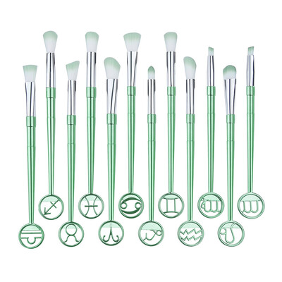 

Toponeto 12PCS Make Up Foundation Eyebrow Eyeliner Blush Cosmetic Concealer Brushes