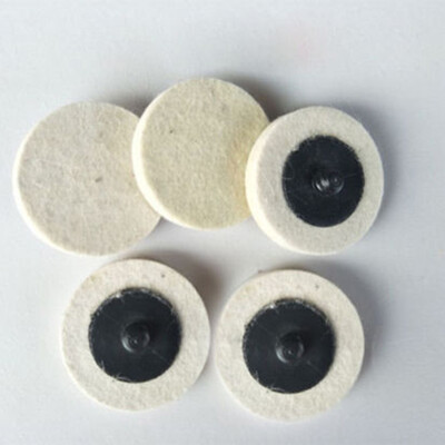 

5Pcs 50mm Wool Felt Buffing Disc Buffing Pad Polishing Pad For Metal Wood Polish