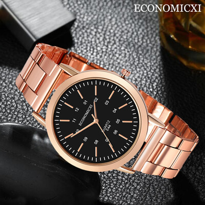 

Gobestart Hot Men Stainless Steel Watch Sport Analog Quartz Wrist Watch