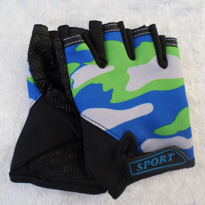 

Kids Half Finger Fingerless Gloves Bike Bicycle Cycling Climbing Skating Cloth