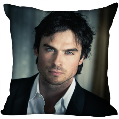 

Ian Somerhalder Pillow Case High Quality New Years Pillowcase Wedding Decorative Pillow Cover Gift For Children 35x35CM