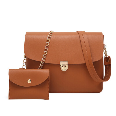 

Tailored Women Leather Chain Handbag Crossbody Bag Shoulder Messenger BagClutch Wallet