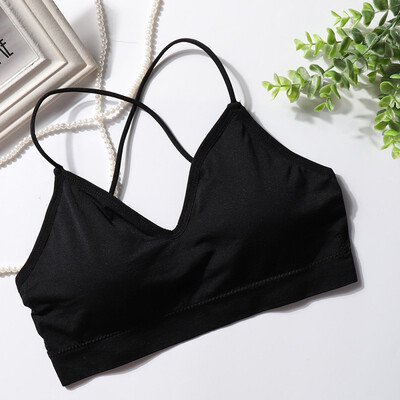 

Back Elastic Seamless Cotton Anti-light Wrapped Chest Bra