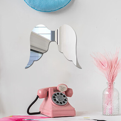 

〖Follure〗Nordic Acrylic Mirror Cartoon Wall Camera Props Kids Room Wall Decoration A