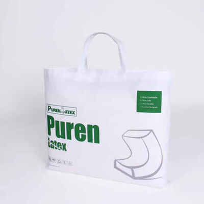 

Children Kids Latex Cushion Packaging Bag Neck Pillow Pocket Headrest Tote Woven Cloth Packing Handbag Travel