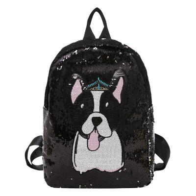 

Cute Sequins Animal Pattern Travel Backpacks Women Knapsack School Bags
