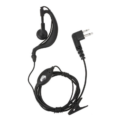 

Walkie Talkie Headset Earpiece with Mic PTT for Motorola Two Way Radio Walkie Talkie 2 Pin  Plug