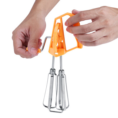 

Greensen Stainless Steel Rotary Hand Whip Whisk Egg Beater Mixer Cooking Tool Kitchen Hand Whip Whisk Egg Beater