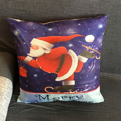 

Tailored Christmas Pillow Case Sofa Waist Throw Cushion Cover Home Decor A