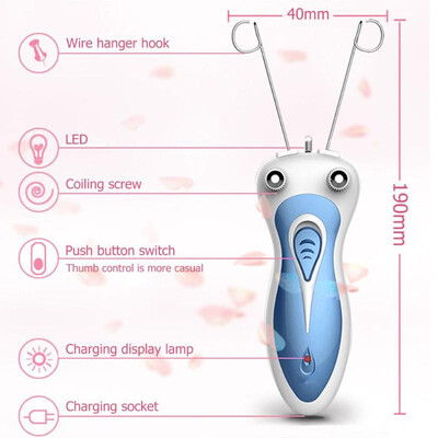 

Women Electric Body Face Hair Remover Defeatherer Cotton Thread Epilator