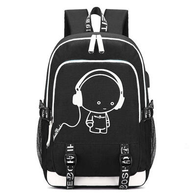 

2018 New School Bag Cool Luminous Backpack Fashion Multi-functional Charging Travel Bag
