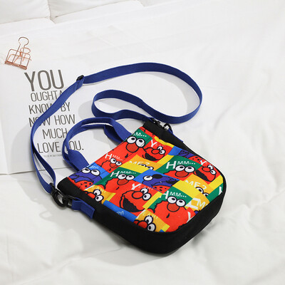 

Cute canvas bag lady bag Summer fresh students shoulder slanting bag lady Baitiens