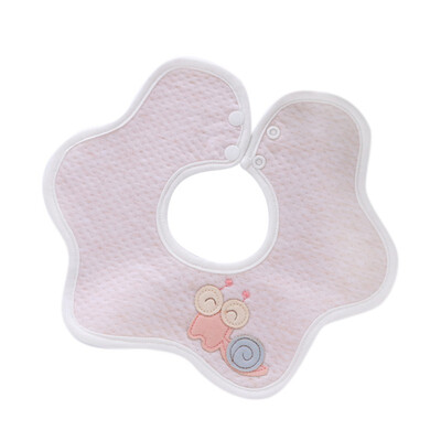 

Baby Newborn Bibs Childrens Saliva Towel 360 Degree Flower Bib Baby Cotton Thickened Bib 2528cm Burp Cloths