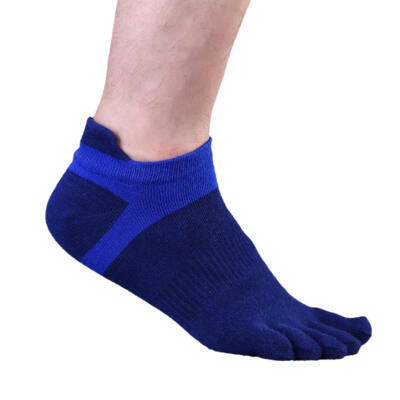 

1 Pair Men\s Breathable Low Cut Toe Socks No Show Athletic Five Finger Socks