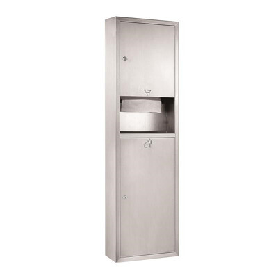 

Leenson Wall-mounted 2-in-1 hand carton Stainless steel Durable 8207